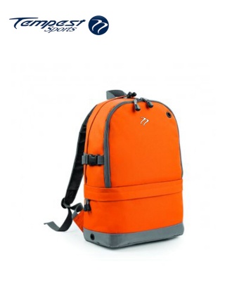 Tempest Sports Orange/Grey Backpack